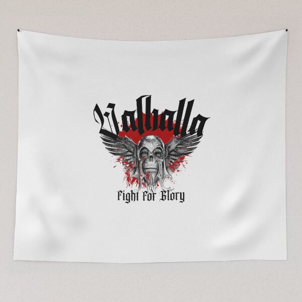 Item preview, Valhalla Viking Fight For Glory Viking Logo designed and sold by Bearded-Viking.