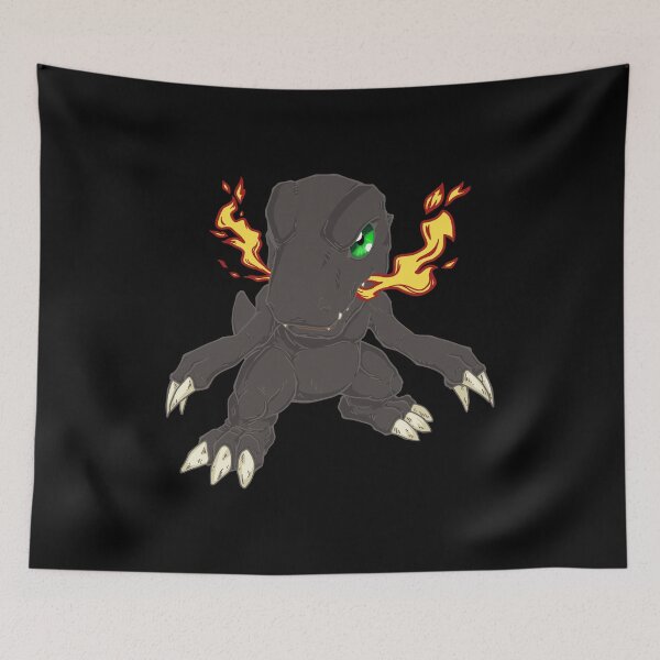 Item preview, Black Agumon (v2) designed and sold by TheWizardKitten.