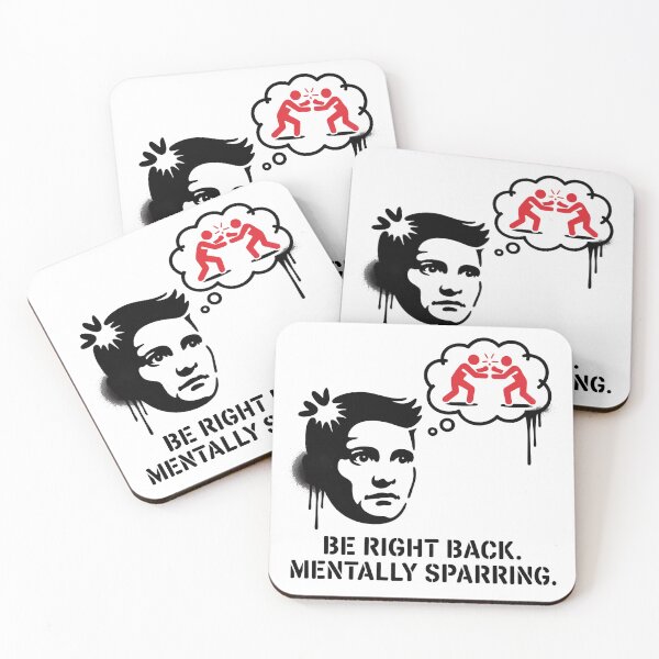 Item preview, Be Right Back. Mentally Sparring – Street-Art Fighter Humor Tee designed and sold by WSPrintCrafter.