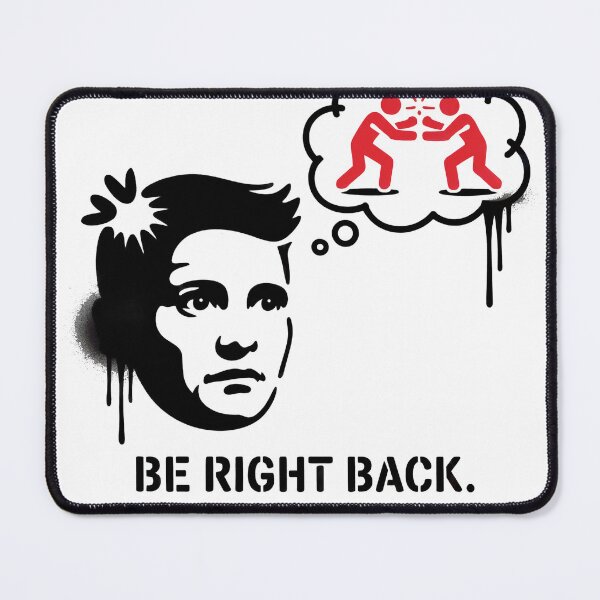 Item preview, Be Right Back. Mentally Sparring – Street-Art Fighter Humor Tee designed and sold by WSPrintCrafter.