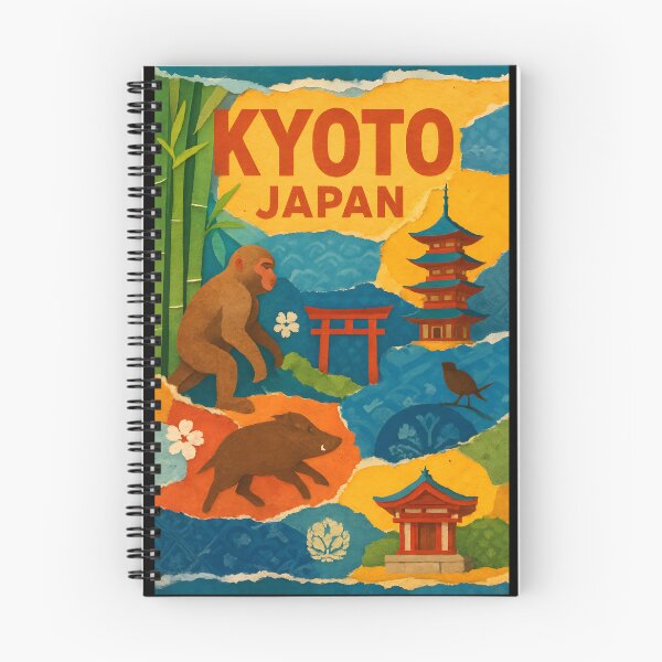 Item preview, Kyoto Culture Collage Travel Poster - Bamboo Shadow Play designed and sold by Cosmopolis.