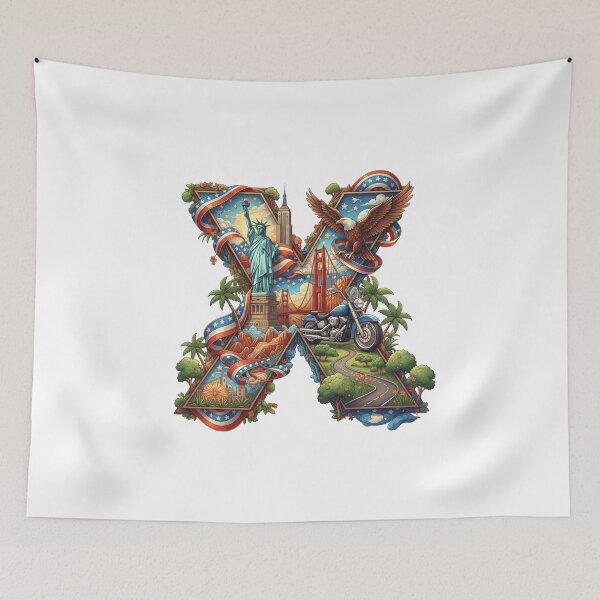Item preview, The Alphabet of the USA - X designed and sold by Kaleddis.
