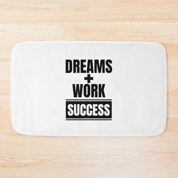 Item preview, Dreams + Work = Success designed and sold by Dondonmart.
