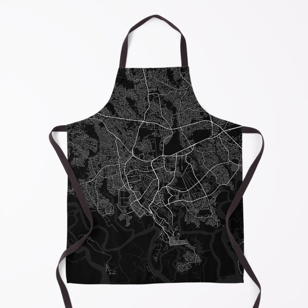 Item preview, Port Harcourt City Map of Nigeria - Full Moon designed and sold by deMAP.
