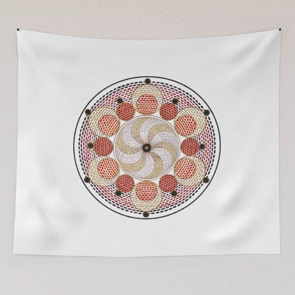 Item preview, Honeycomb Torus Mandala – Hexagonal Sacred Geometry Art designed and sold by Portal Mandalas.