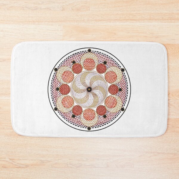 Item preview, Honeycomb Torus Mandala – Hexagonal Sacred Geometry Art designed and sold by Portal Mandalas.