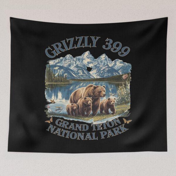 Item preview, Wild & Free Grand Teton National ParkGrizzly 399 Bear  designed and sold by MyzoToyota.