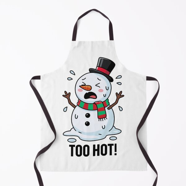 Item preview, Melting Cute Christmas Snowman, Too Hot! designed and sold by TiaChintya.