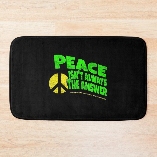 Item preview, Peace Isn’t Always the Answer – Funny Peace Sign Quote Bold Graphic designed and sold by onlin3boutiqu3.