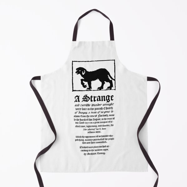 Item preview, Black Shuck "A Strange and Terrible Wonder" - East Anglian Folk Lore (black) designed and sold by Larkwort.