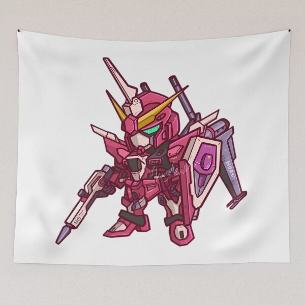 Item preview, Crimson Guardian Mech – Chibi Armored Robot Illustration designed and sold by Dyan4.
