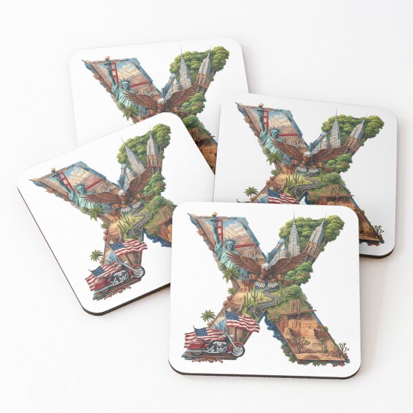 Item preview, The Alphabet of the USA - X designed and sold by Kaleddis.