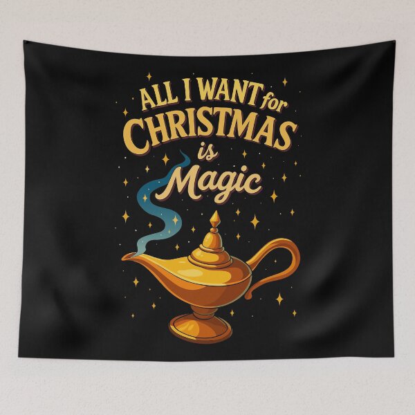 Item preview, All I want for Christmas is Magic - Djinn lamp designed and sold by ProjetF.