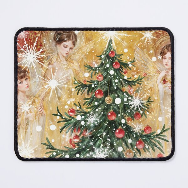 Item preview, Angels and Christmas Tree designed and sold by m-y-A-I-A-R-T-.