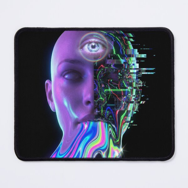 Item preview, Glitched Psychedelic Portrait designed and sold by CyberArtifacts.