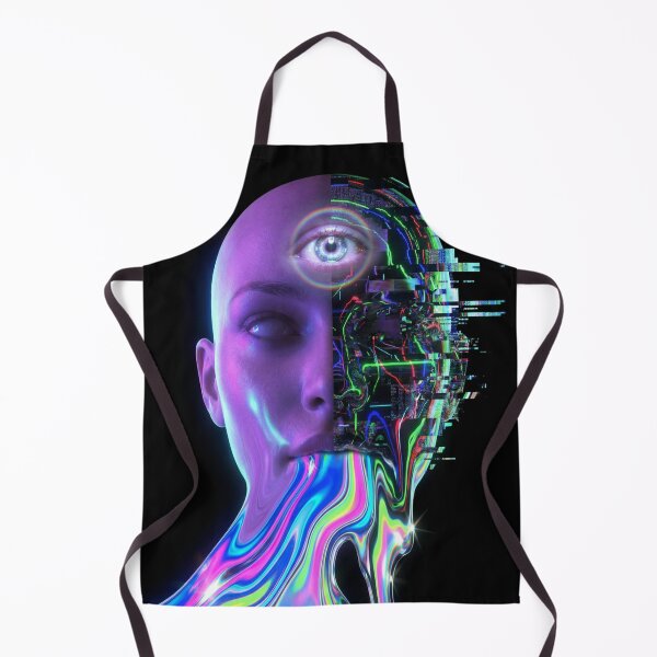 Item preview, Glitched Psychedelic Portrait designed and sold by CyberArtifacts.