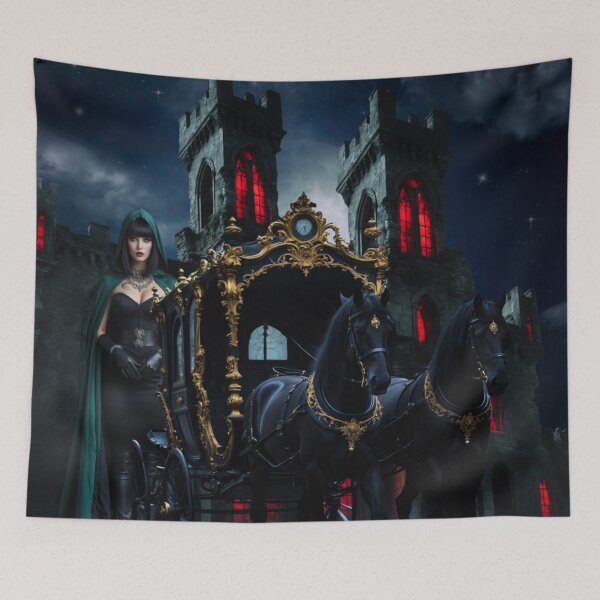 Item preview, Gothic vampire carriage – Majestic darkness of the night designed and sold by Traumrausch.
