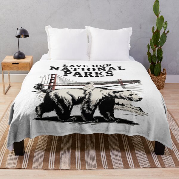 Item preview, Save Our National Parks US California Bear USA designed and sold by MyzoToyota.