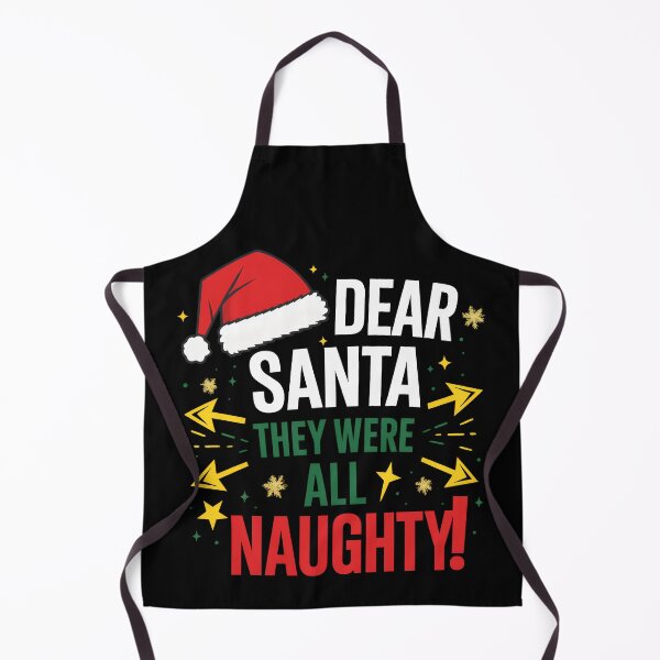 Item preview, Dear Santa They Were All Naughty Shirt – Funny Christmas Tee with Arrows, Holiday Humor designed and sold by WAUZ.
