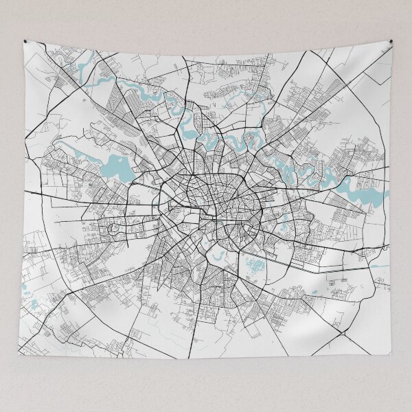Item preview, Bucharest City Map of Romania - Circle designed and sold by deMAP.