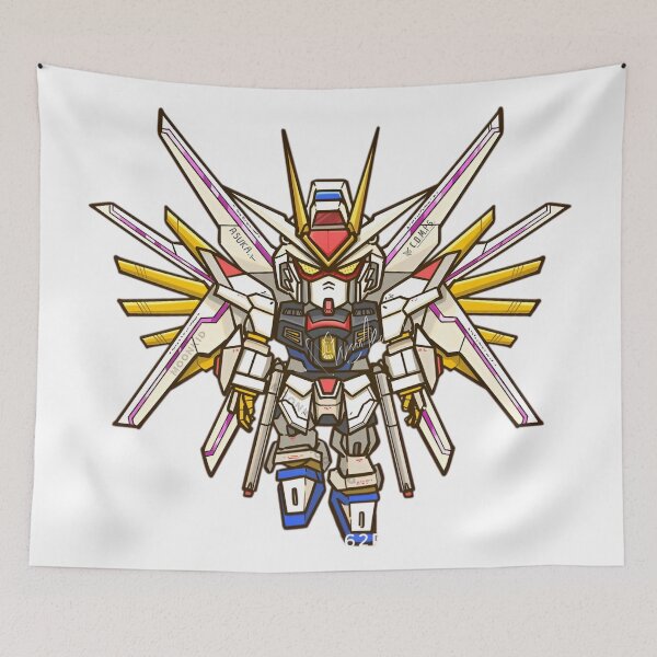 Item preview, Radiant Wing Celestial Mech – Chibi Gold & White Armored Robot designed and sold by Dyan4.