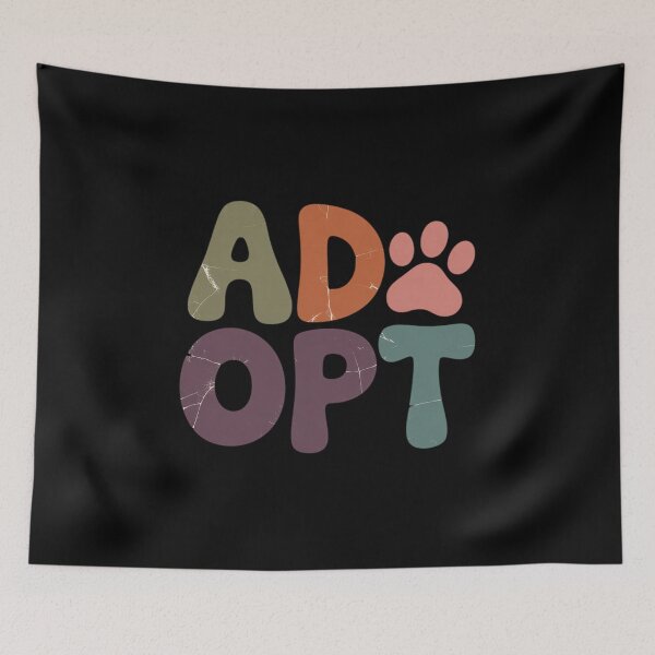 Item preview, Vintage ADOPT Rescue Squad Animal Cats Dogs Adoption Dept  designed and sold by NailMolisa.