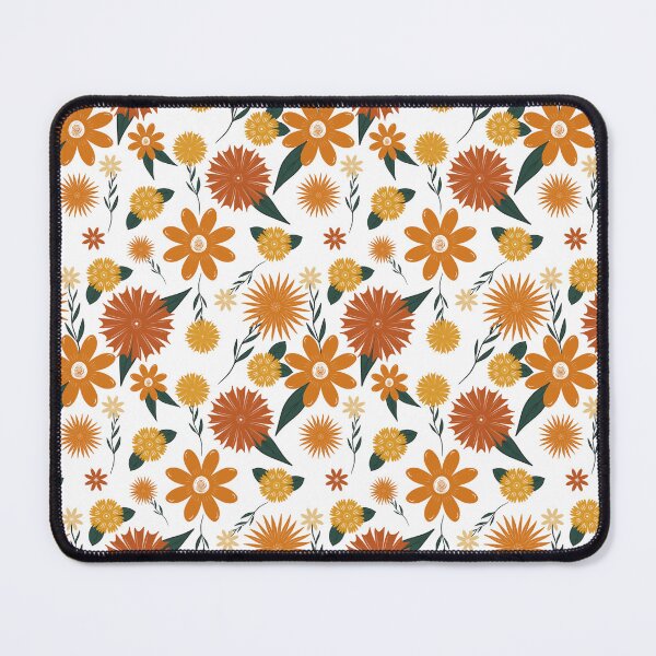 Item preview, Flower Meadow on White Background designed and sold by Spirit Owl Designs .