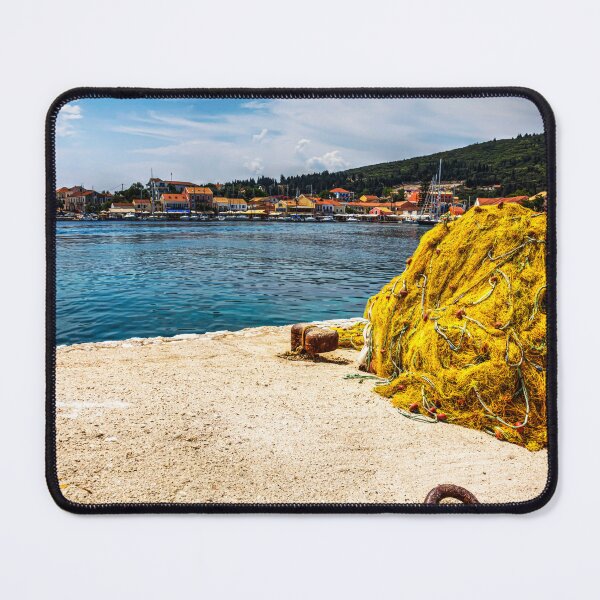 Item preview, Fiskardo Harbour Fishing Nets, Kefalonia, Greece designed and sold by Paul Thompson Photography.