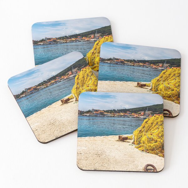 Item preview, Fiskardo Harbour Fishing Nets, Kefalonia, Greece designed and sold by Paul Thompson Photography.