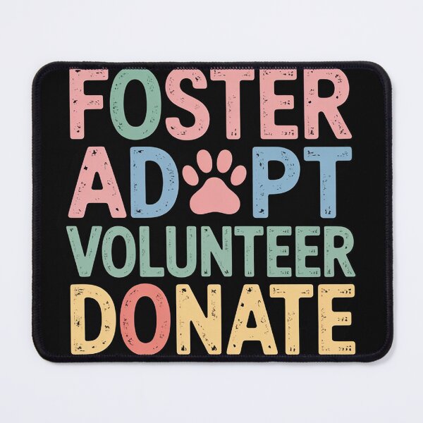 Item preview, Vintage FOSTER ADOPT VOLUNTEER DONATE Dogs Animal Shelter designed and sold by NailMolisa.