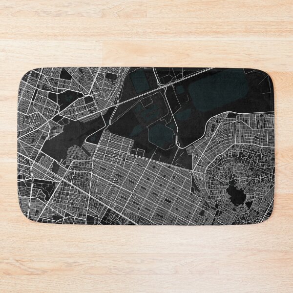 Item preview, Nezahualcóyotl City Map of Mexico - Dark designed and sold by deMAP.