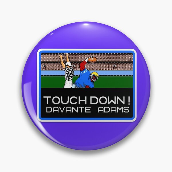 Artikelvorschau, Touchdown für Davante Adams, Rams, Tecmo Bowl Style, groß entworfen und verkauft von barefootmk.