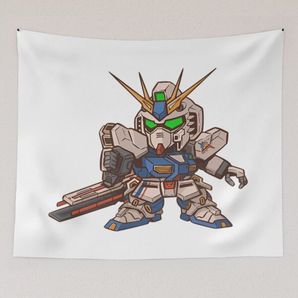 Item preview, Blue Vanguard Mech – Chibi Armored Robot Illustration designed and sold by Dyan4.