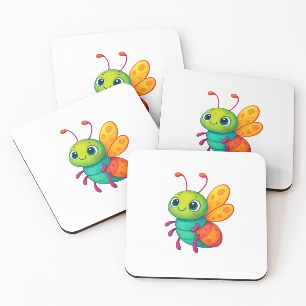 Item preview, Coasters (Set of 4) designed and sold by LittleTreeBugCo.