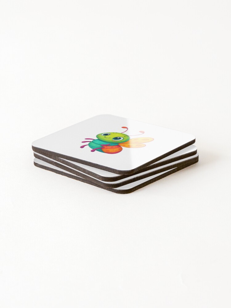 Thumbnail 4 of 5, Coasters (Set of 4), LittleTreeBugCo designed and sold by LittleTreeBugCo.