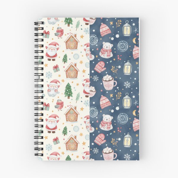 Item preview, Whimsical Winter Christmas Duo Seamless Pattern Set designed and sold by Dream Bloom Gallery.