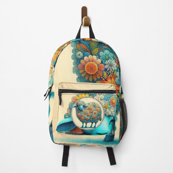 Item preview, Sheep Adorned with Thai Blooms designed and sold by Vanich-Panich.