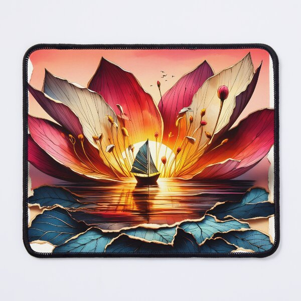 Item preview, Flower Boat, Ai Generated Art designed and sold by ACC .