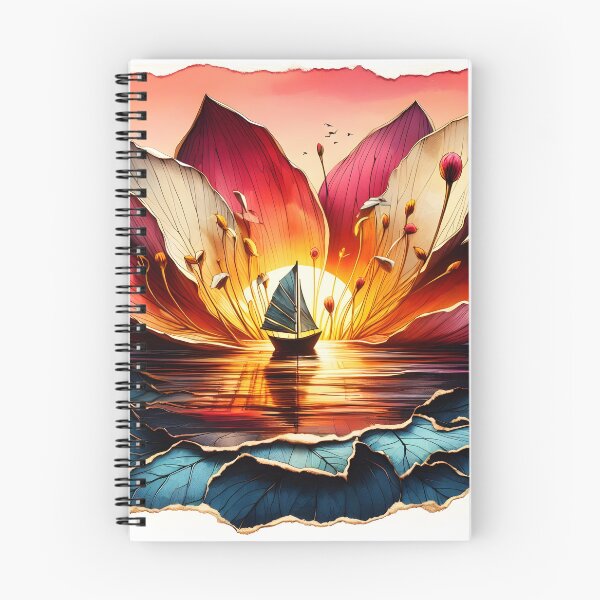 Item preview, Flower Boat, Ai Generated Art  designed and sold by ACC .