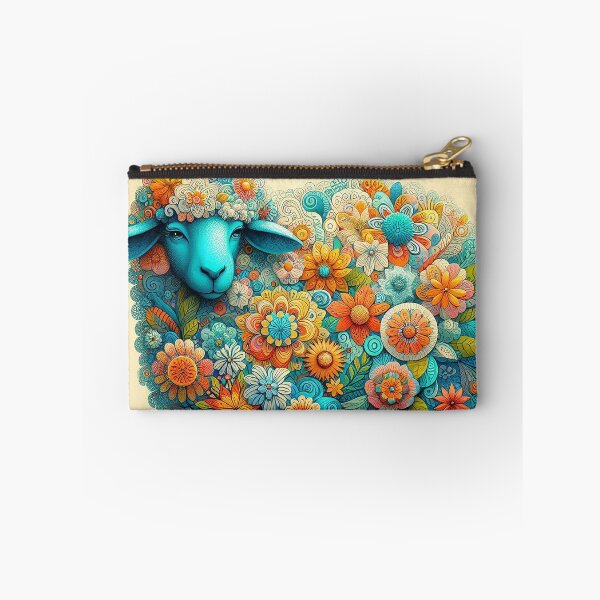 Item preview, Sheep Adorned with Thai Blooms designed and sold by Vanich-Panich.