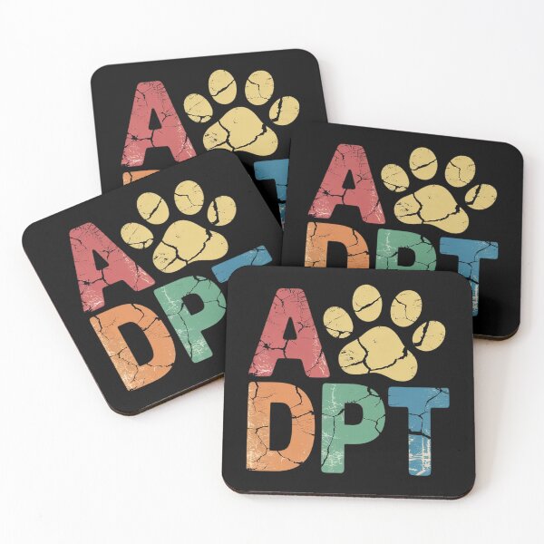 Item preview, Vintage Rainbow Adopt A Dog Rescue Foster Adoption Month  designed and sold by NailMolisa.