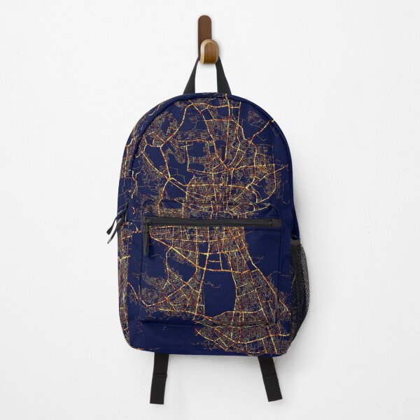 Item preview, Sanaa, Yemen Map - City At Night designed and sold by deMAP.