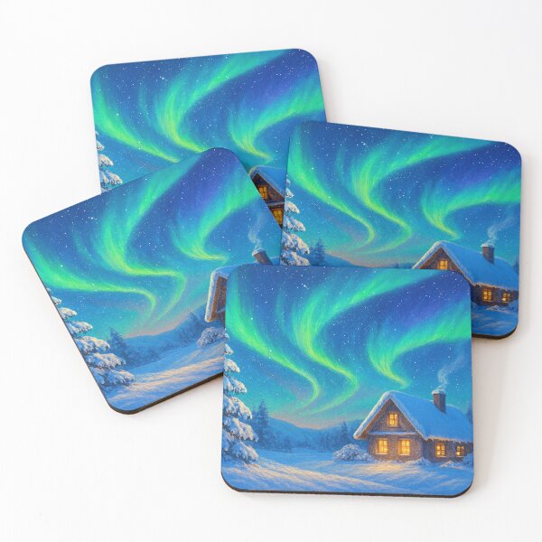 Item preview, Northern Lights over Winter Wonderland designed and sold by Sigtrix.
