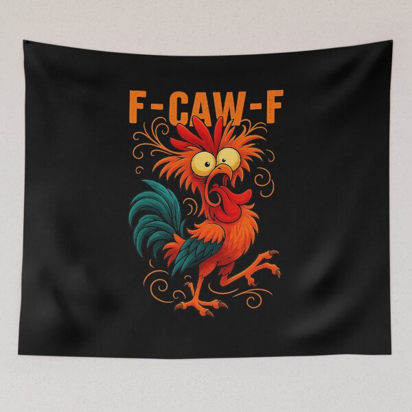 Item preview, Fcawf Fcaw F Funny Gothic Raven Awk Off  designed and sold by tadmercado.