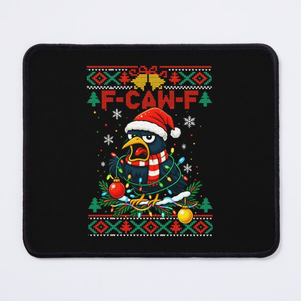 Item preview, F Caw F Christmas Crow Funny Meme designed and sold by JotarO1xkio.