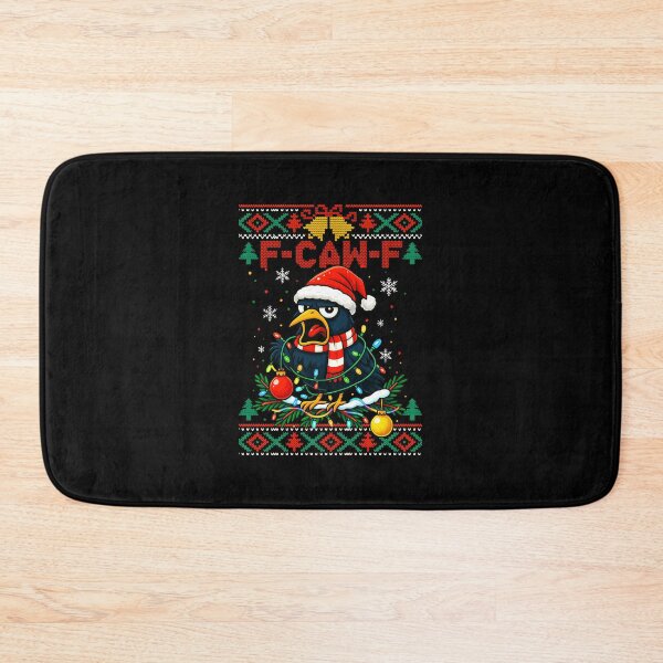 Item preview, F Caw F Christmas Crow Funny Meme  designed and sold by JotarO1xkio.