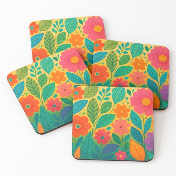 Item preview, A romantic sea of blossoms in vibrant colors designed and sold by Sigtrix.