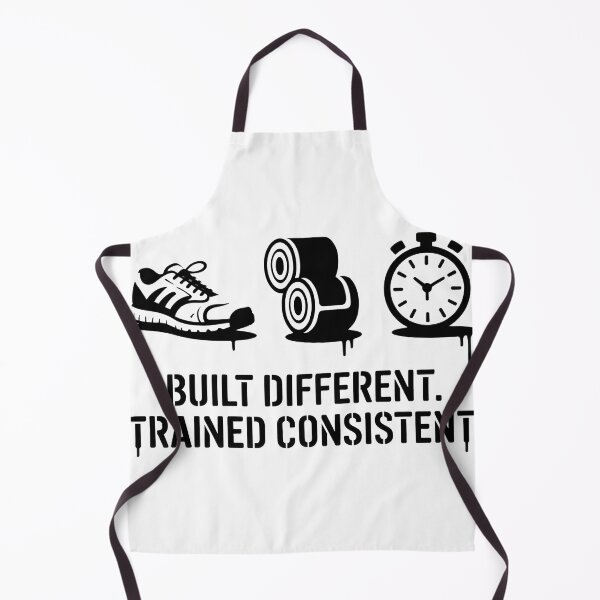 Item preview, Built Different. Trained Consistent – Fighter Discipline Stencil Tee designed and sold by WSPrintCrafter.