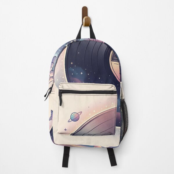 Item preview, Cosmic Sound Sticker – Astronaut Vinyl Record Space Art designed and sold by AbstractAuraArt.