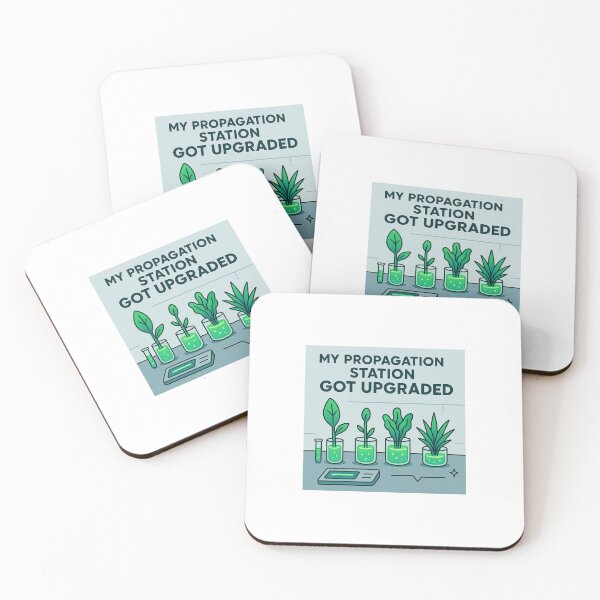 Item preview, My Propagation Station Got Upgraded – Funny Houseplant Quote for Plant Lovers designed and sold by WhimsyByPaul.redbubble.com.